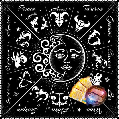 Divination Altar Tablecloth Mystic Tarot Mat - Cake Pops Parties