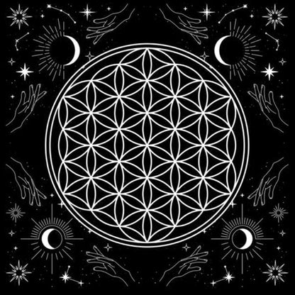 Divination Altar Tablecloth Mystic Tarot Mat - Cake Pops Parties