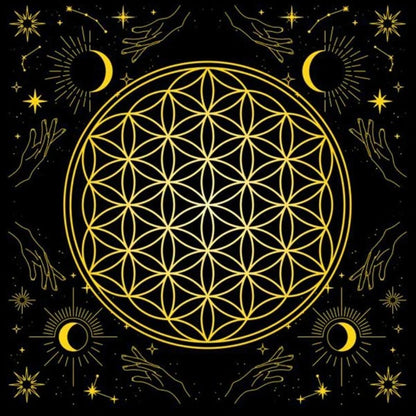 Divination Altar Tablecloth Mystic Tarot Mat - Cake Pops Parties