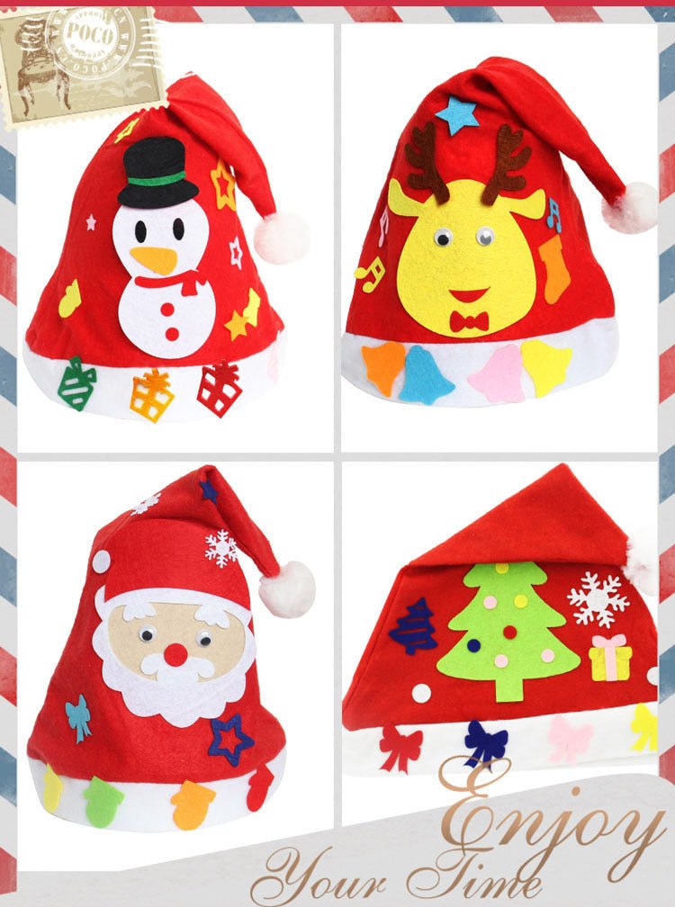 DIY Christmas Hat Kit for Festive Fun - Cake Pops Parties