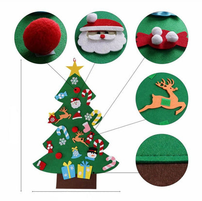 DIY Felt Christmas Tree Set - Cake Pops Parties