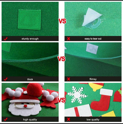 DIY Felt Christmas Tree Set - Cake Pops Parties