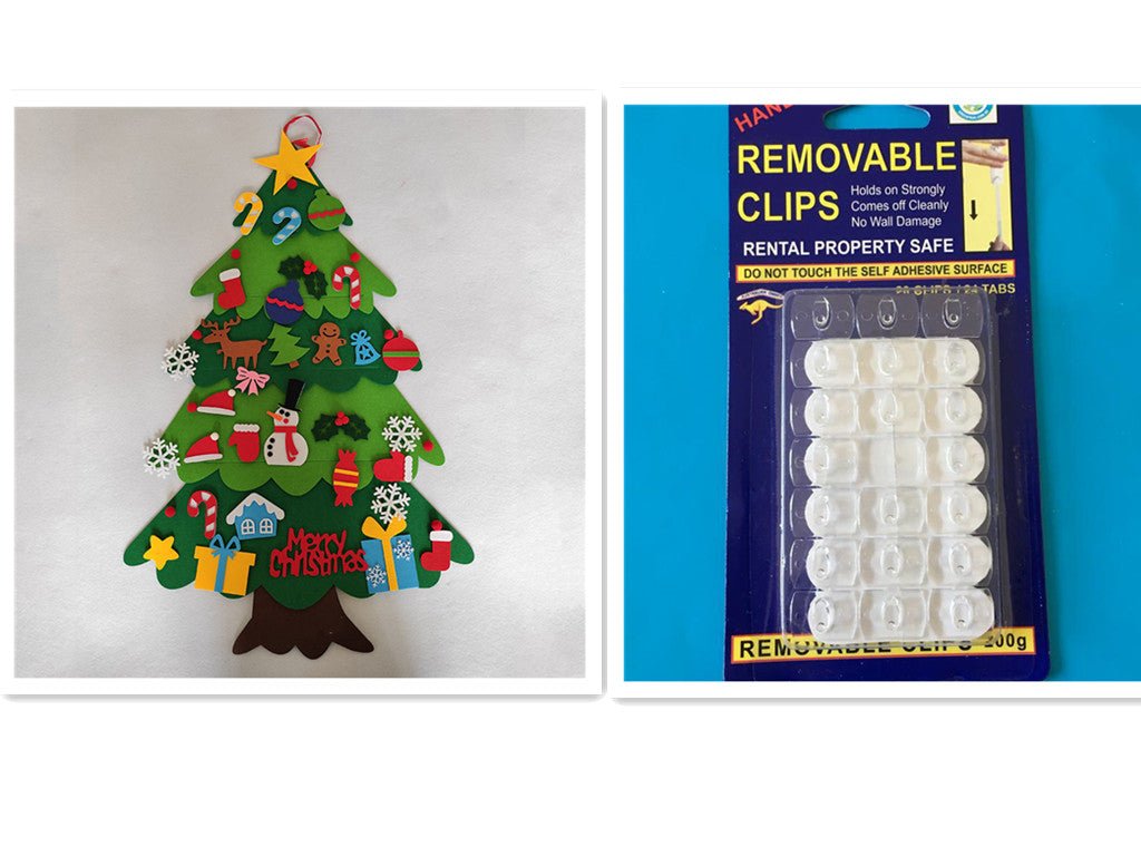 DIY Felt Christmas Tree Set - Cake Pops Parties