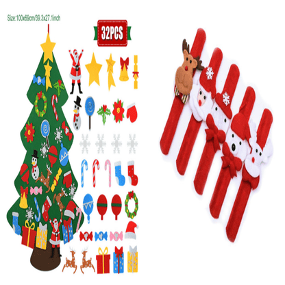 DIY Felt Christmas Tree Set - Cake Pops Parties