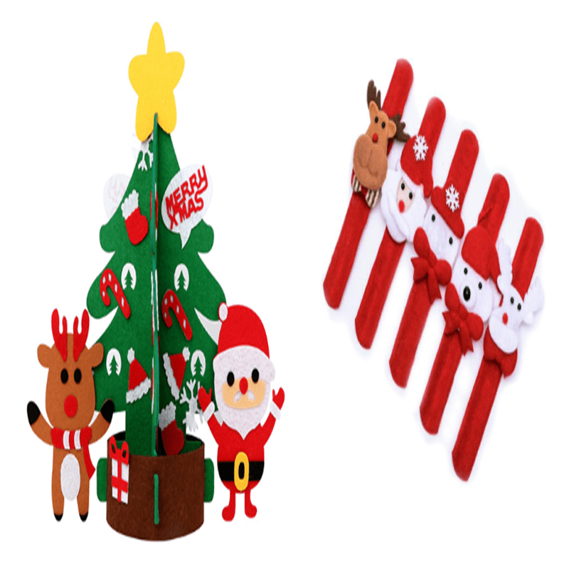 DIY Felt Christmas Tree Set - Cake Pops Parties