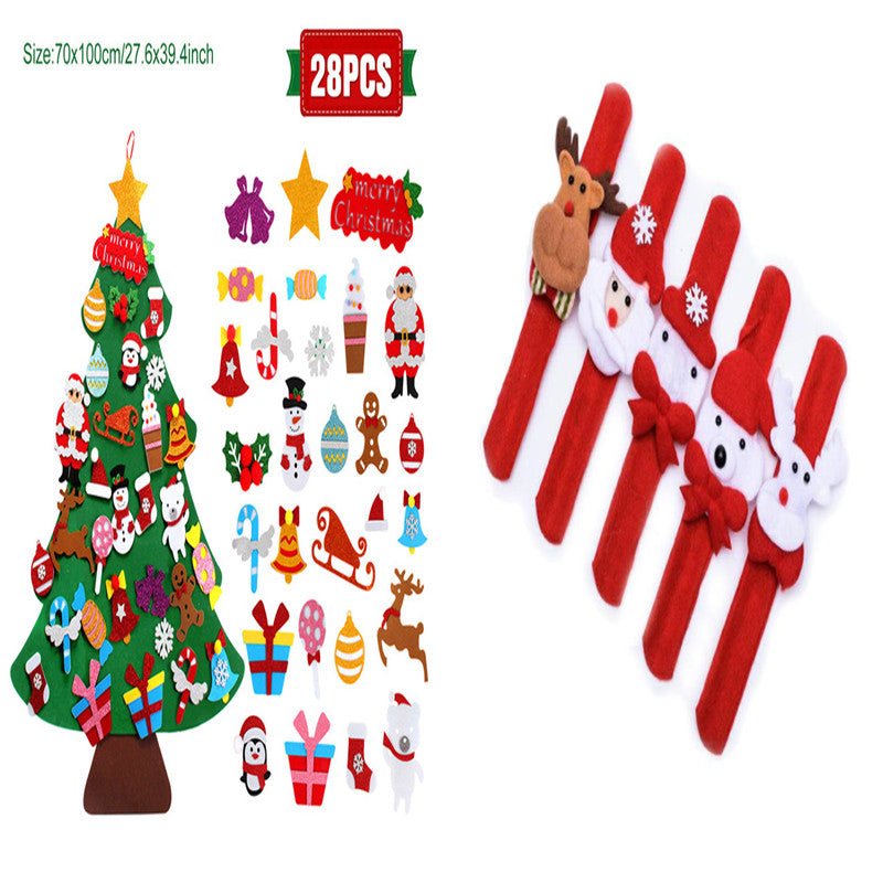DIY Felt Christmas Tree Set - Cake Pops Parties