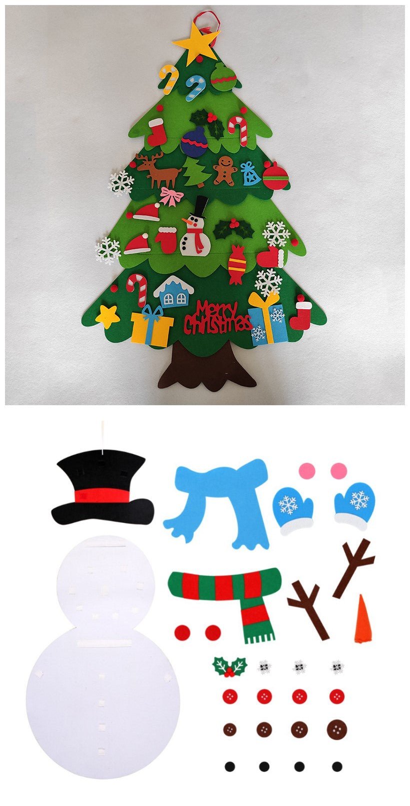 DIY Felt Christmas Tree Set - Cake Pops Parties