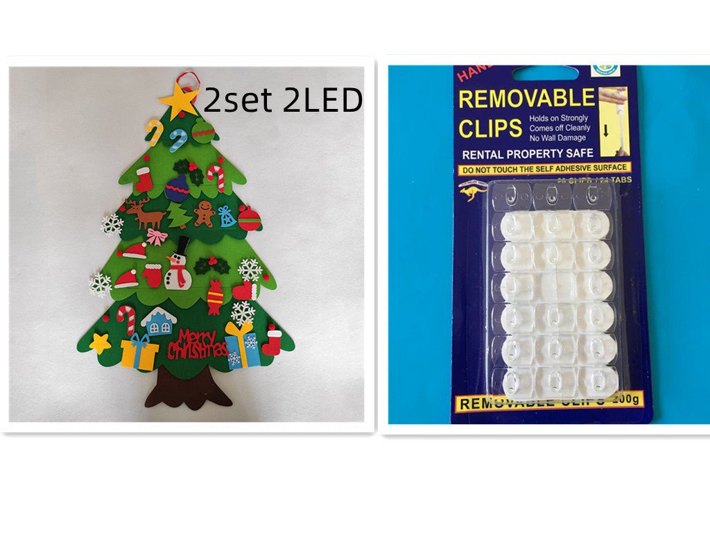 DIY Felt Christmas Tree Set - Cake Pops Parties