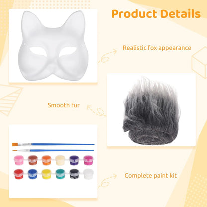 DIY Fox Masks Kit - Perfect for Party Costumes - Cake Pops Parties