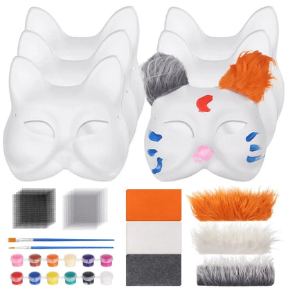 DIY Fox Masks Kit - Perfect for Party Costumes - Cake Pops Parties
