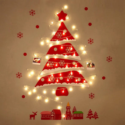 DIY Green Rattan Wall Tree with Lights - Cake Pops Parties