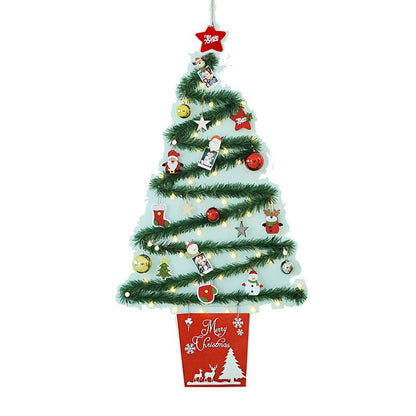 DIY Green Rattan Wall Tree with Lights - Cake Pops Parties