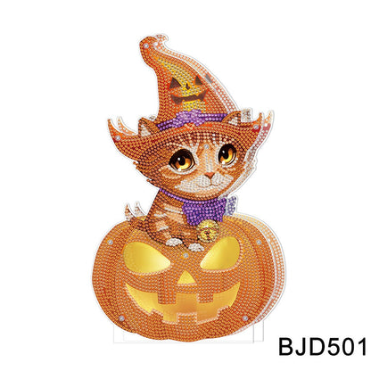 DIY Halloween Pumpkin Lamp - Cake Pops Parties