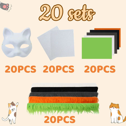 DIY Therian Cat Mask Kit - Halloween Party Cosplay - Cake Pops Parties