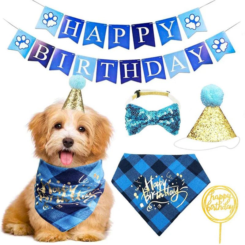 Dog Birthday Party Decor Set - Cake Pops Parties