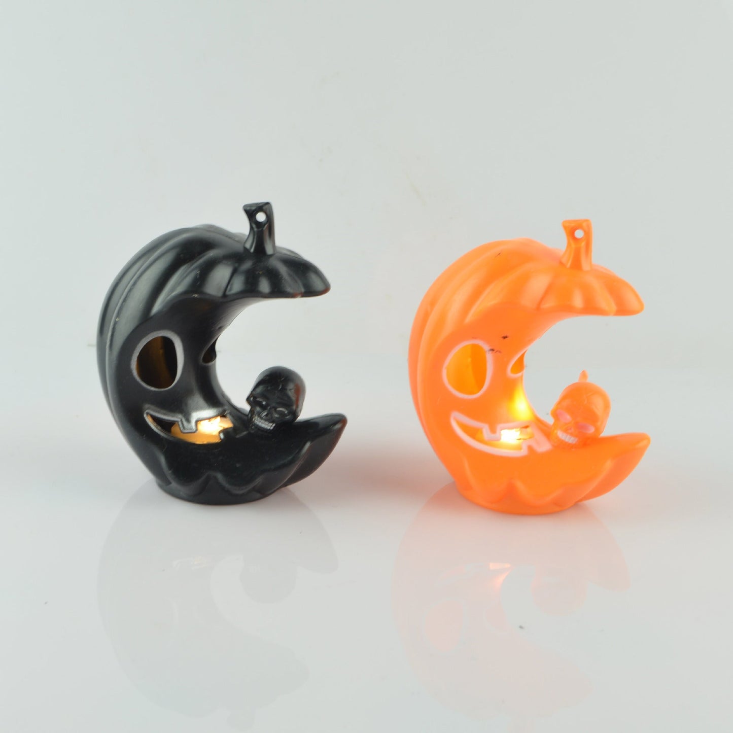 Lampe citrouille d'Halloween au clair de lune
