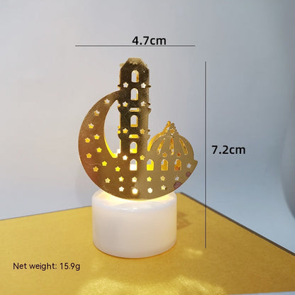 Mini lampe de nuit à LED en forme de château