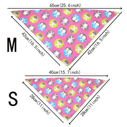 Easter Pet Triangle Scarf Dog Holiday Lip Towel - Cake Pops Parties