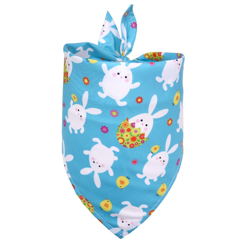 Easter Pet Triangle Scarf Dog Holiday Lip Towel - Cake Pops Parties