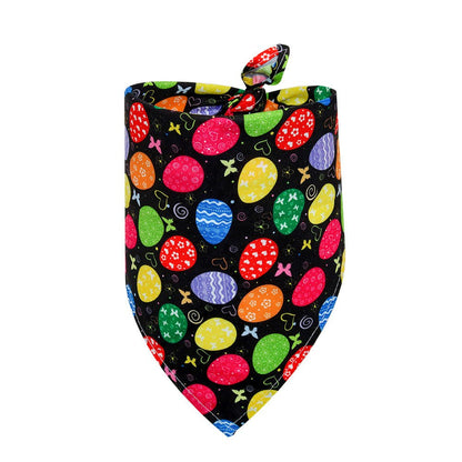 Easter Pet Triangle Scarf Dog Holiday Lip Towel - Cake Pops Parties
