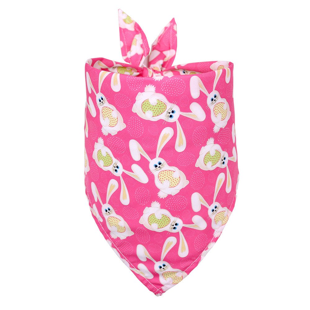 Easter Pet Triangle Scarf Dog Holiday Lip Towel - Cake Pops Parties
