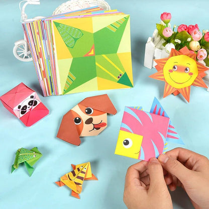Educational Cartoon Animal Origami Craft Book for Kids - Cake Pops Parties