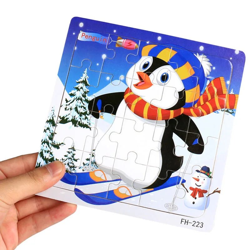 Educational Cartoon Animal Puzzle - Cake Pops Parties