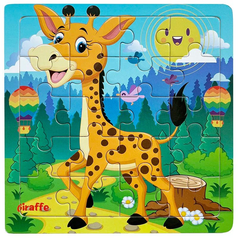 Educational Cartoon Animal Puzzle - Cake Pops Parties
