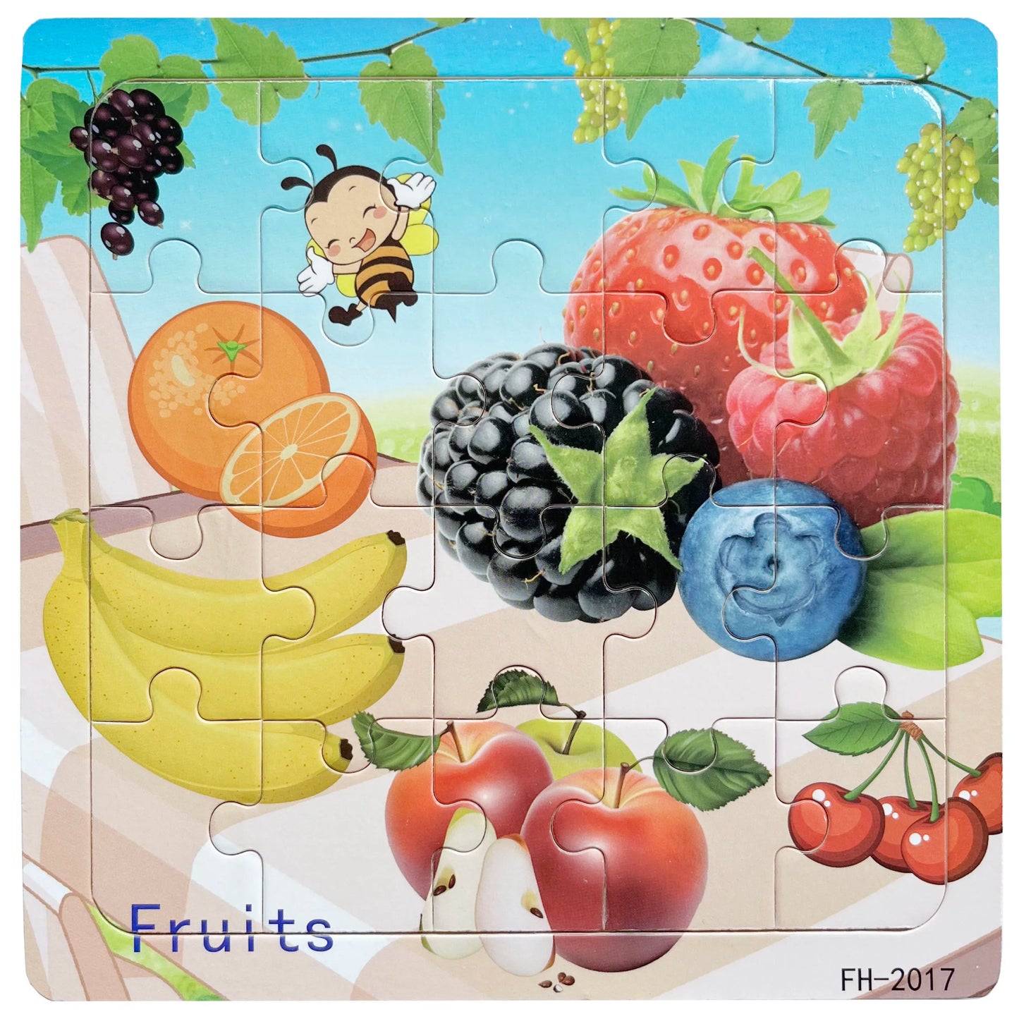 Educational Cartoon Animal Puzzle - Cake Pops Parties