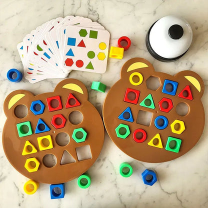 Educational Color & Shape Matching Puzzle Toys - Cake Pops Parties