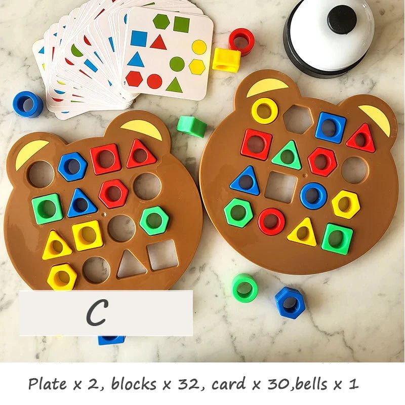 Educational Color & Shape Matching Puzzle Toys - Cake Pops Parties