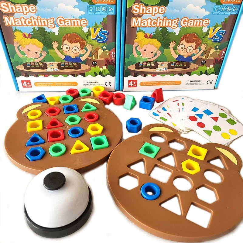 Educational Color & Shape Matching Puzzle Toys - Cake Pops Parties