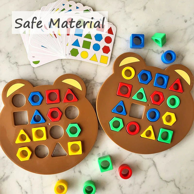 Educational Color & Shape Matching Puzzle Toys - Cake Pops Parties