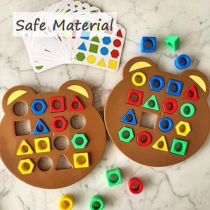 Educational Color & Shape Matching Puzzle Toys - Cake Pops Parties