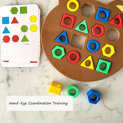 Educational Color & Shape Matching Puzzle Toys - Cake Pops Parties