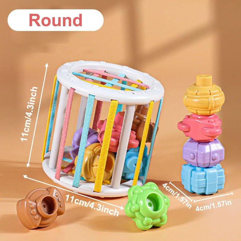 Educational Shape Sorting Baby Toy - Cake Pops Parties