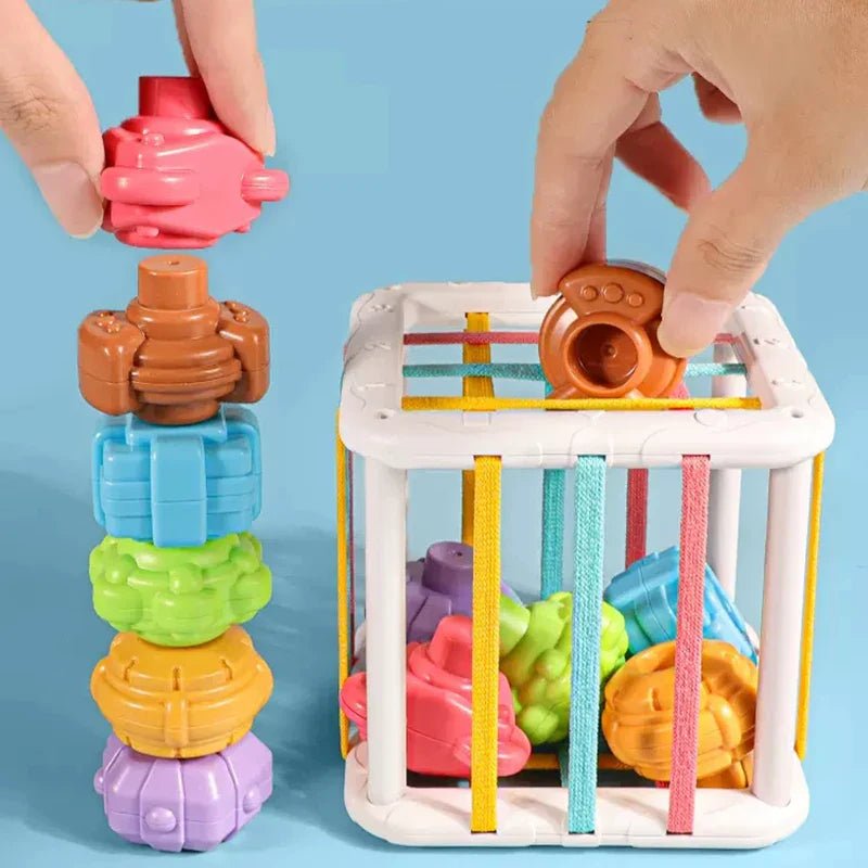 Educational Shape Sorting Baby Toy - Cake Pops Parties