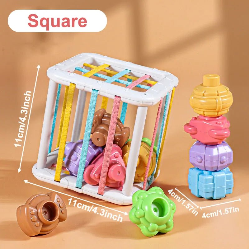Educational Shape Sorting Baby Toy - Cake Pops Parties