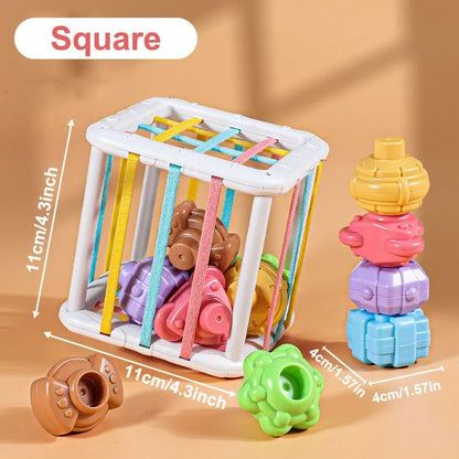 Educational Shape Sorting Baby Toy - Cake Pops Parties
