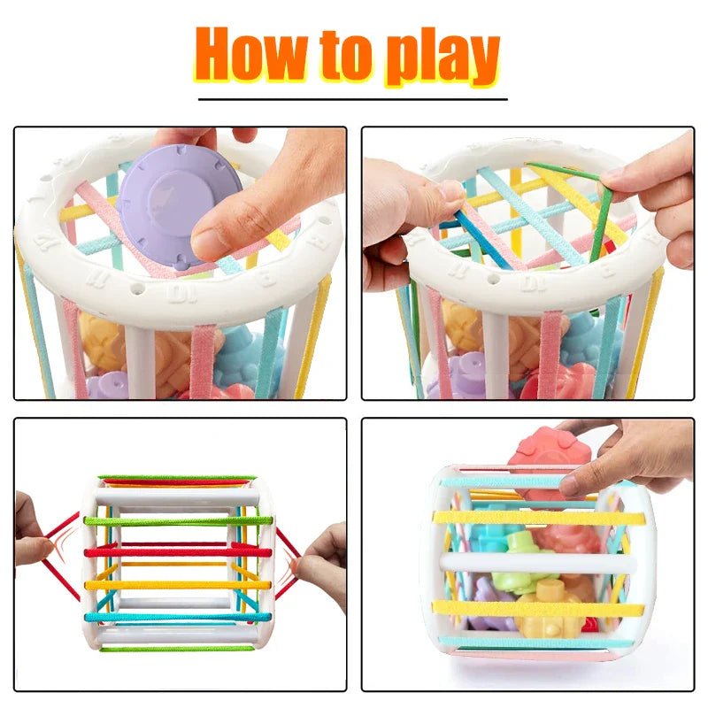 Educational Shape Sorting Baby Toy - Cake Pops Parties