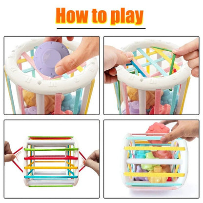 Educational Shape Sorting Baby Toy - Cake Pops Parties