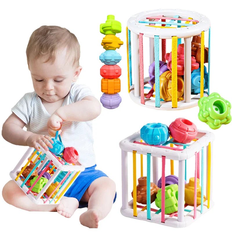 Educational Shape Sorting Baby Toy - Cake Pops Parties