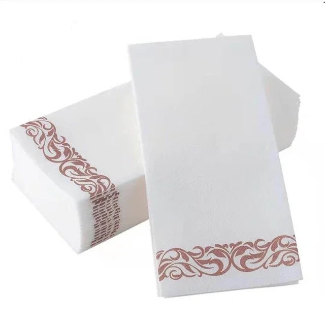 Elegant Disposable Gold Foil Napkins - Cake Pops Parties