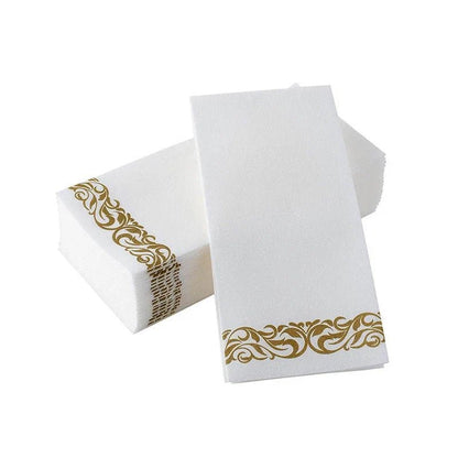 Elegant Disposable Gold Foil Napkins - Cake Pops Parties