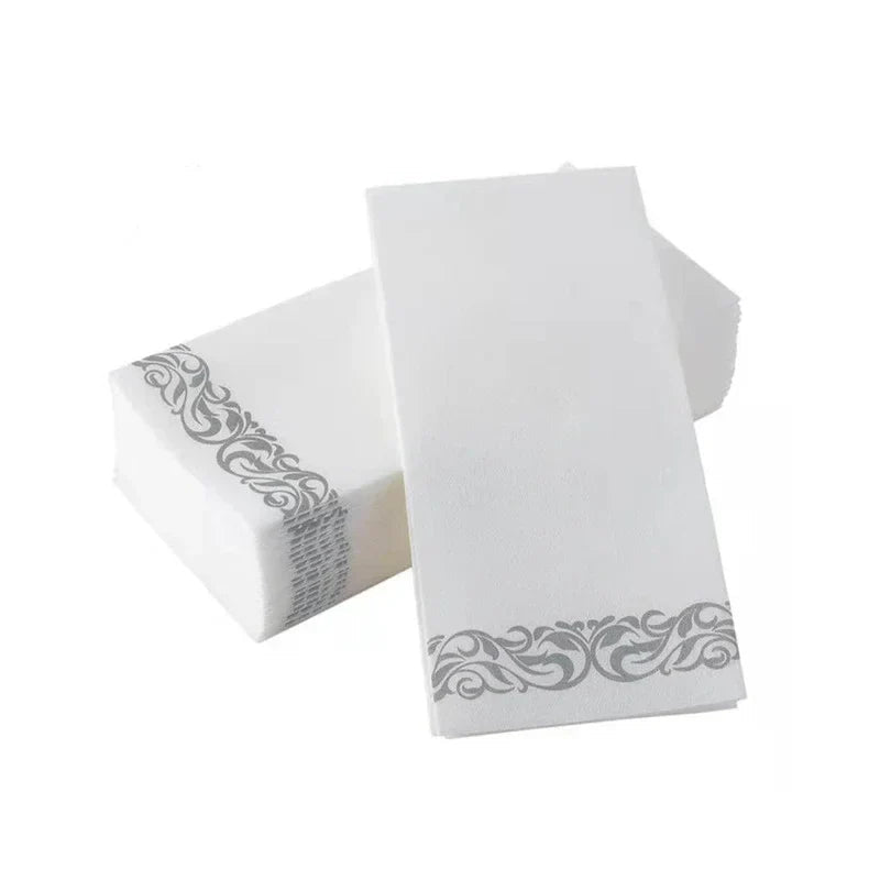 Elegant Disposable Gold Foil Napkins - Cake Pops Parties