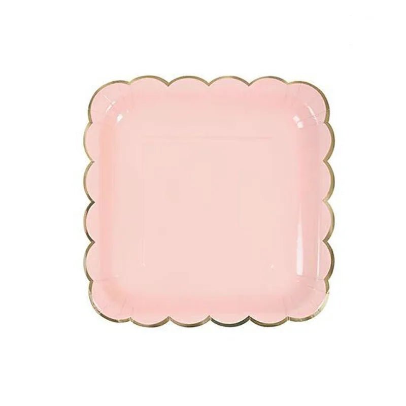 Elegant Lace Disposable Plates - Cake Pops Parties