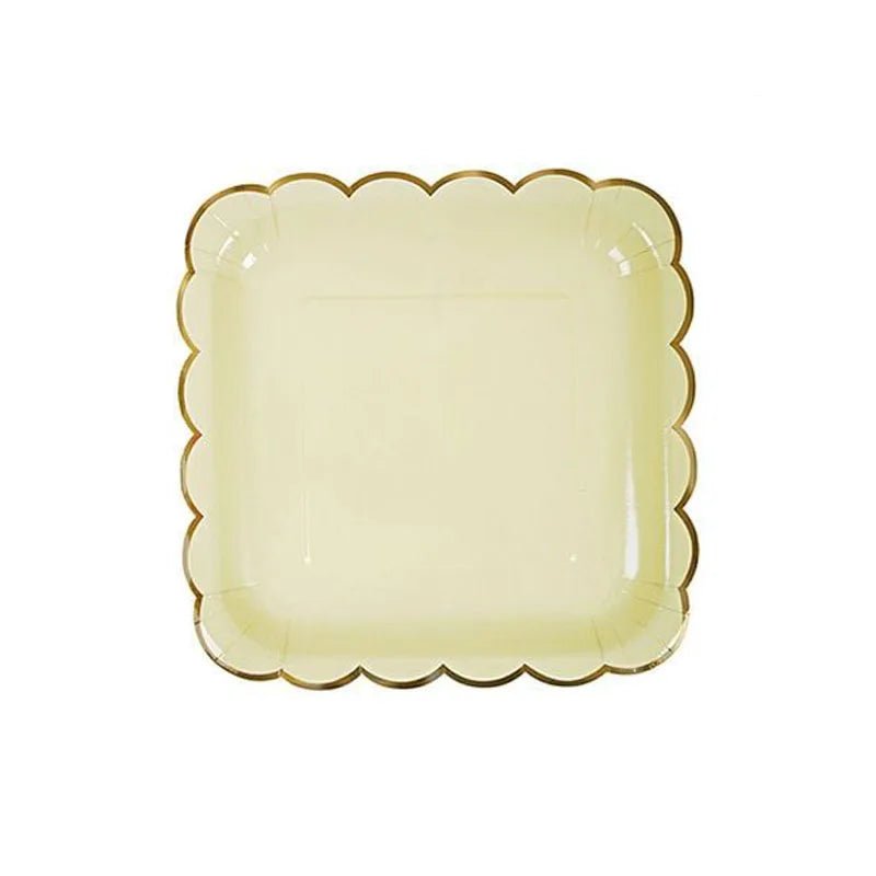 Elegant Lace Disposable Plates - Cake Pops Parties