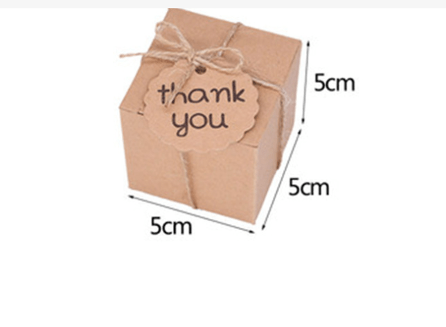 Elevator Candy Box Square - Thank You Design - Cake Pops Parties