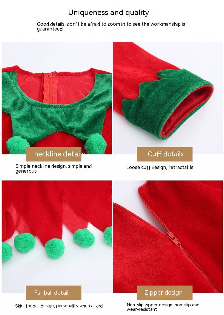 Enchanting Christmas Elf Dress Suit - Cake Pops Parties
