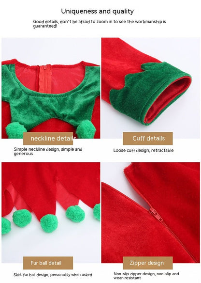 Enchanting Christmas Elf Dress Suit - Cake Pops Parties